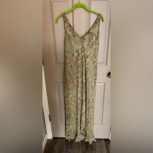 Vintage 90s Floral Maxi Dress
